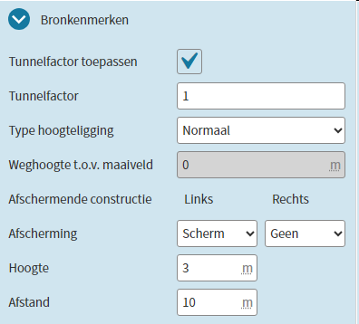 screenshot van de bronkenmerken bij wegverkeer